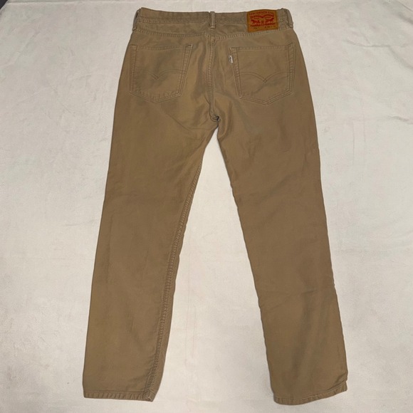 Levi's 511 Slim Fit Men's Jeans, W32 L30, Light Tan Beige, Casual Everyday Pants - Picture 2 of 9